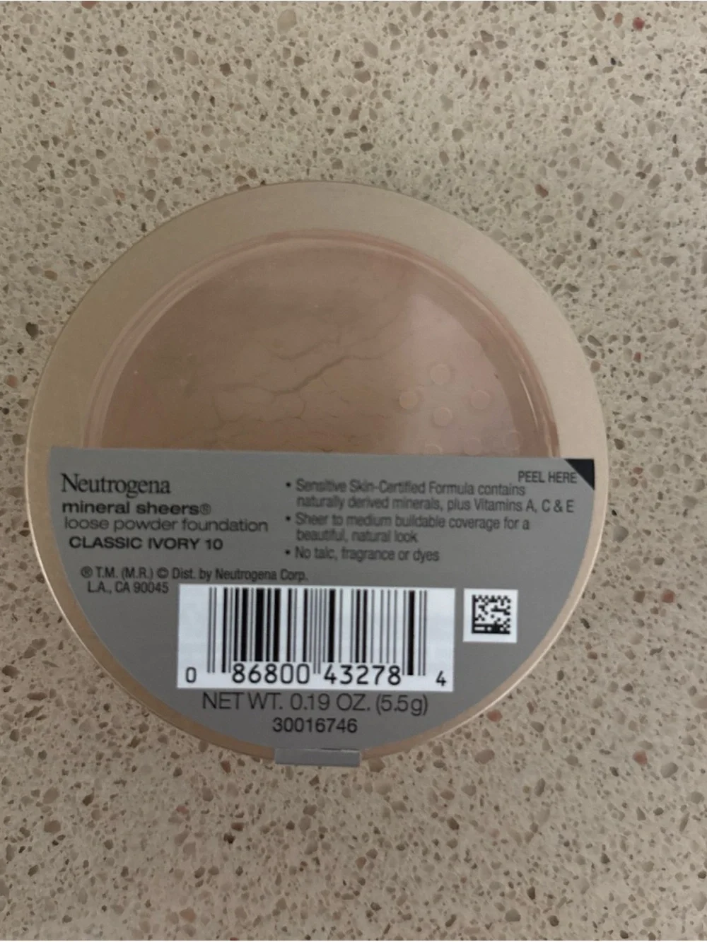 Neutrogena Mineral Sheers Loose Powder Foundation - Classic Ivory 10